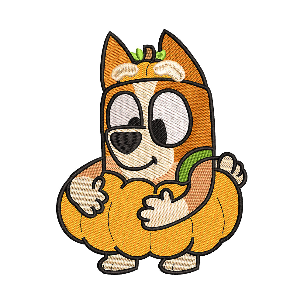 Halloween Pumpkin Bingo Embroidery Design - 010567