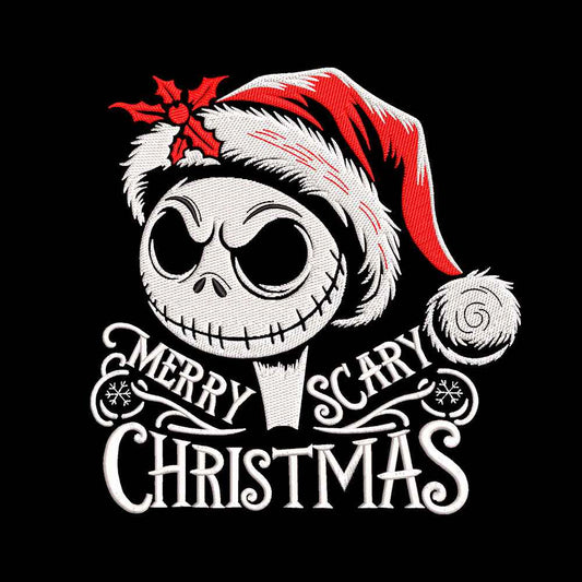Skeleton Pumpkin King embroidery designs Christmas - 010918