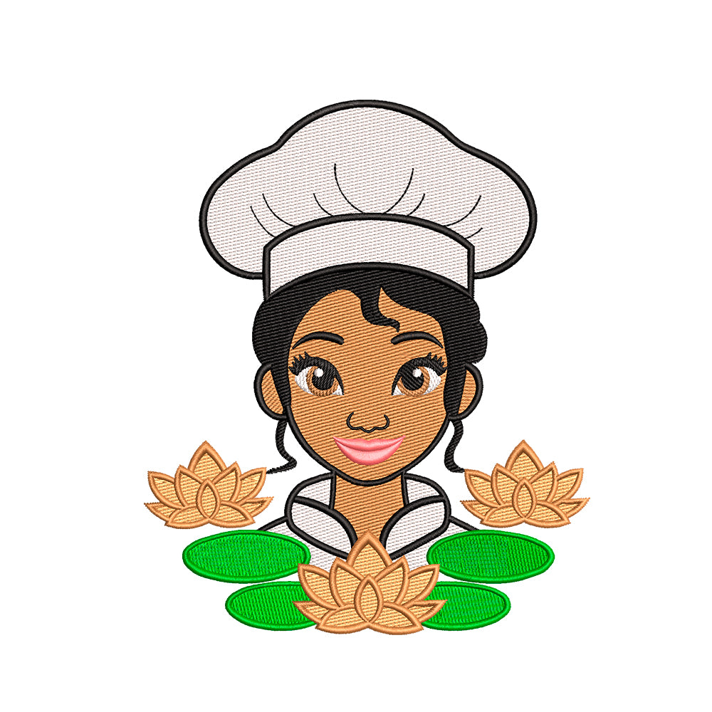 Tiana embroidery designs for machine - 010924