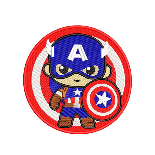 Patriotic Superhero embroidery designs for machine - 011027