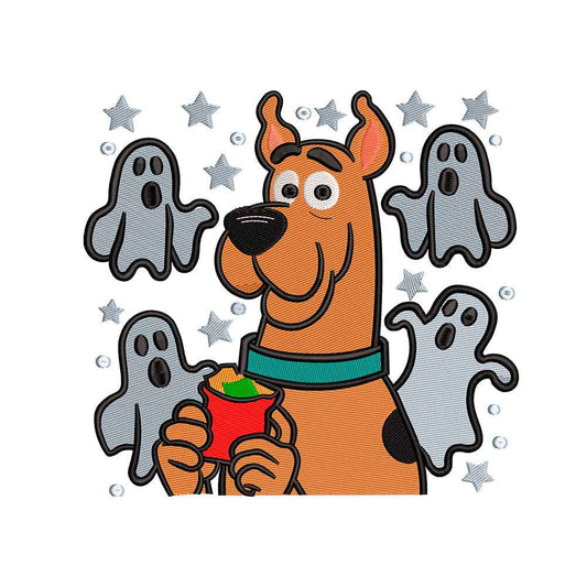 Mystery Solving Dog embroidery designs for machine - 011039