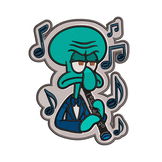 Machine embroidery designs Squidward - 011061