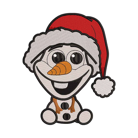 Christmas Living Snowman Embroidery Design - 02060120