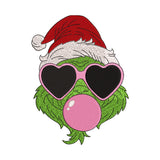 Sassy Grinch with Sunglasses Embroidery Design - 02060125