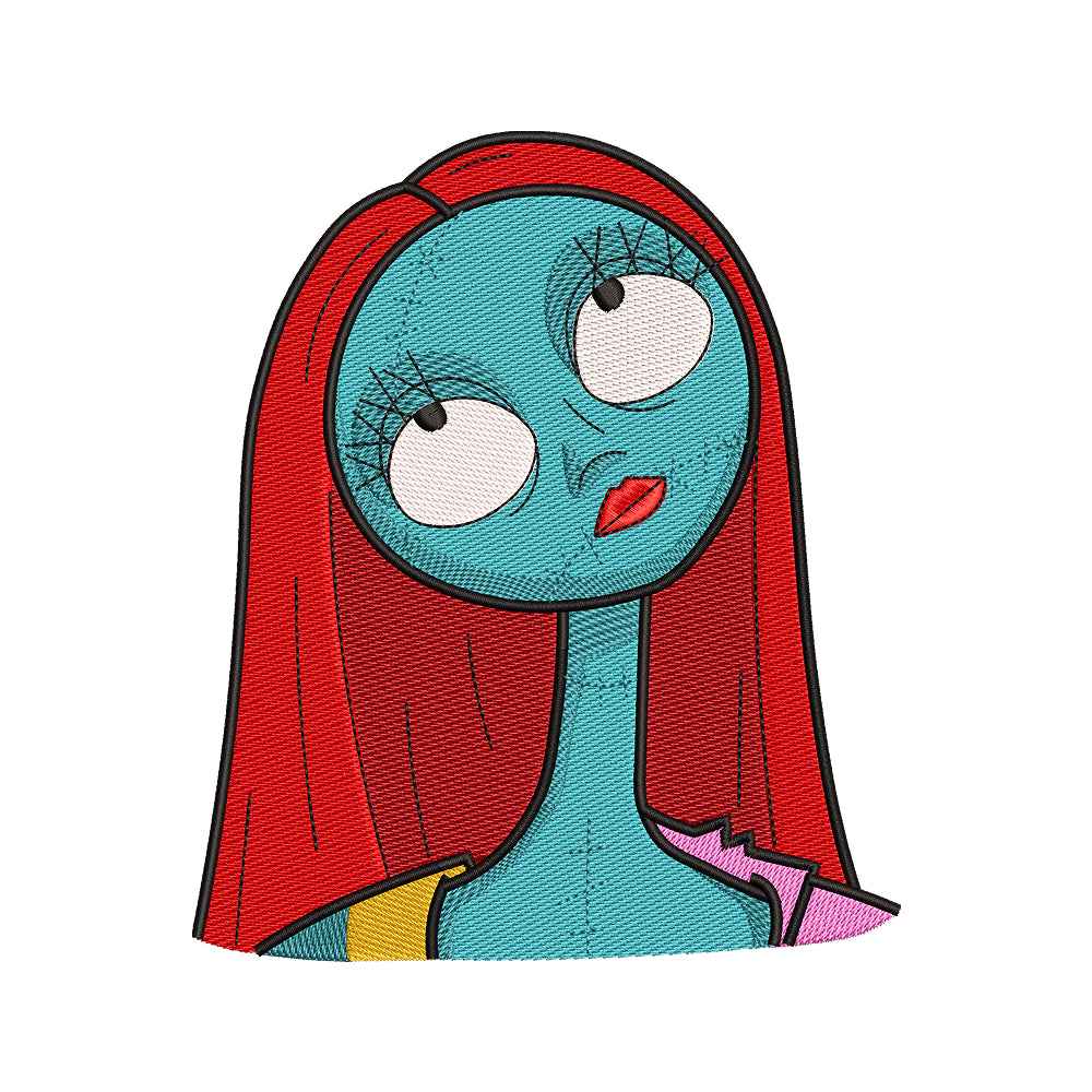 Ragdoll Girl from Nightmare Before Christmas Embroidery Design - 02060128