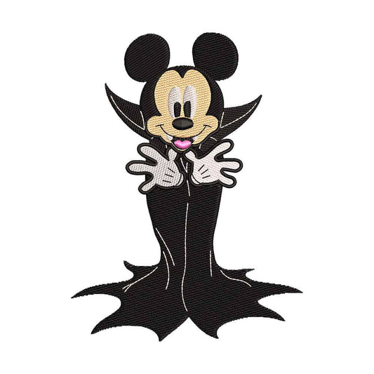 Vampire Classic Cartoon Mouse Embroidery Design - 02060133