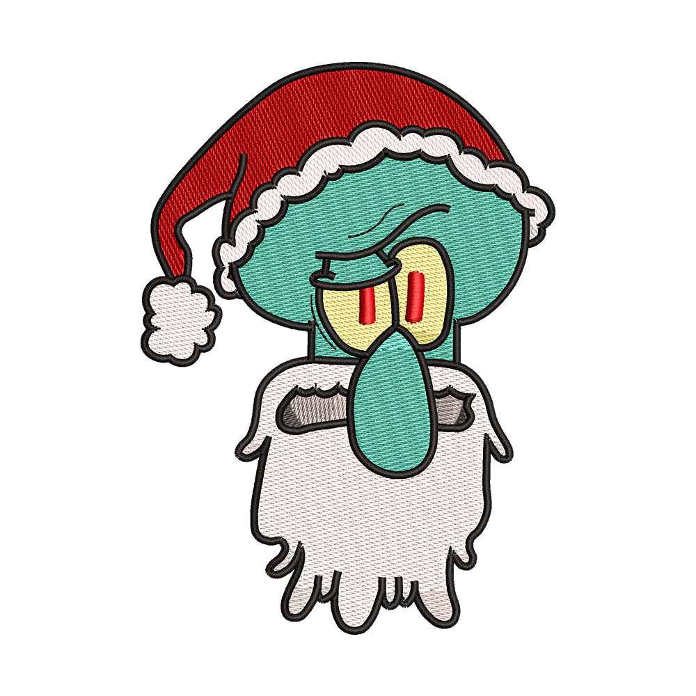 Grumpy Santa Grumpy Octopus Embroidery Design - 02060146