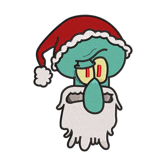 Grumpy Santa Grumpy Octopus Embroidery Design - 02060146
