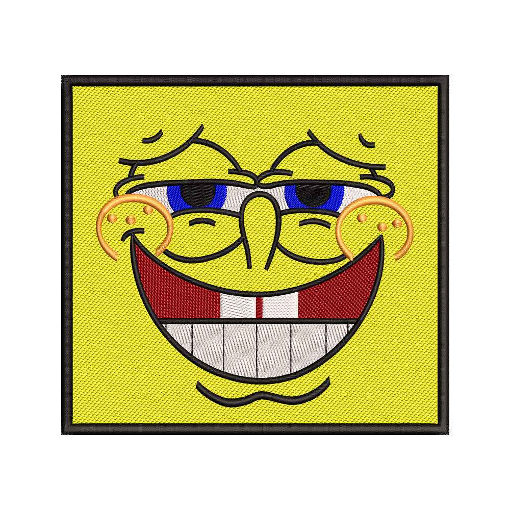 Mocking Yellow Sea Sponge Meme Embroidery Design - 02060162
