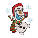 Christmas Olaf with Gift Embroidery Design - 02060170