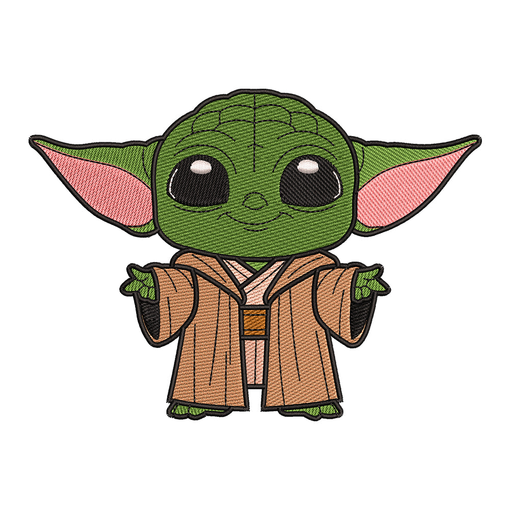 Grogu (Baby Yoda) Embroidery Design - 02060187