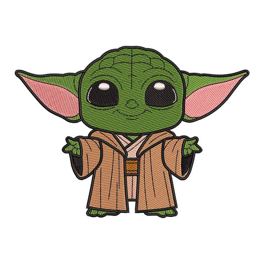Cute Green Alien (Cute Green Alien) Embroidery Design - 02060187