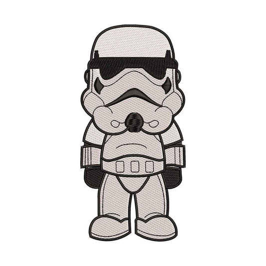 Chibi Stormtrooper Embroidery Design - 02060188