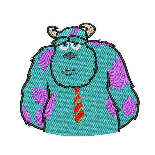 Sulley embroidery designs for machine - 0212109