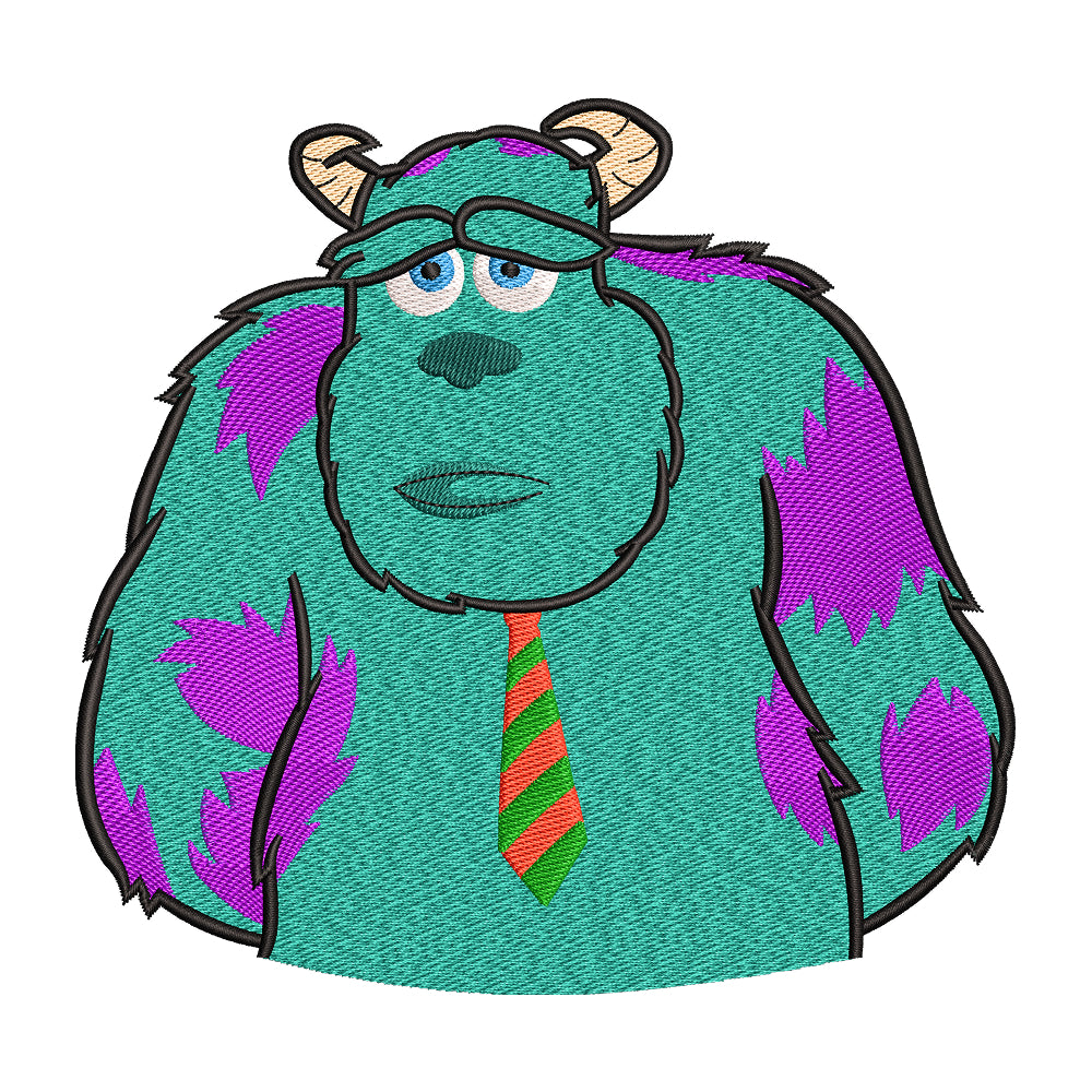 Sulley embroidery designs for machine - 0212112