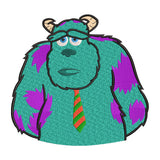 Sulley embroidery designs for machine - 0212112