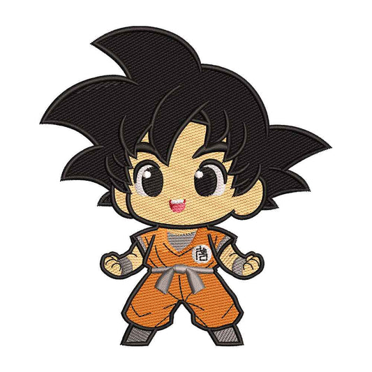 Spiky Hair Fighter embroidery designs for machine - 0212130
