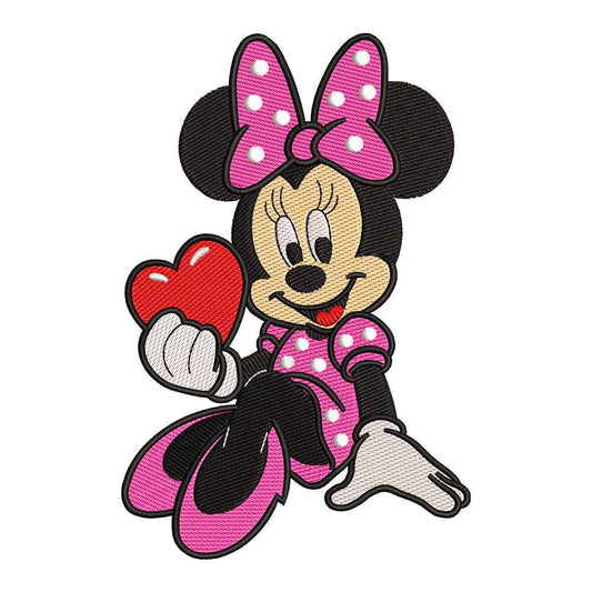 Polka Dot Mouse embroidery designs for machine - 0212133