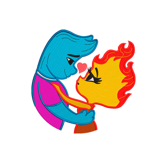 Elemental embroidery designs for machine - 021214