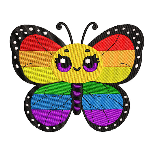 Pride Butterfly embroidery designs for machine - 0212145