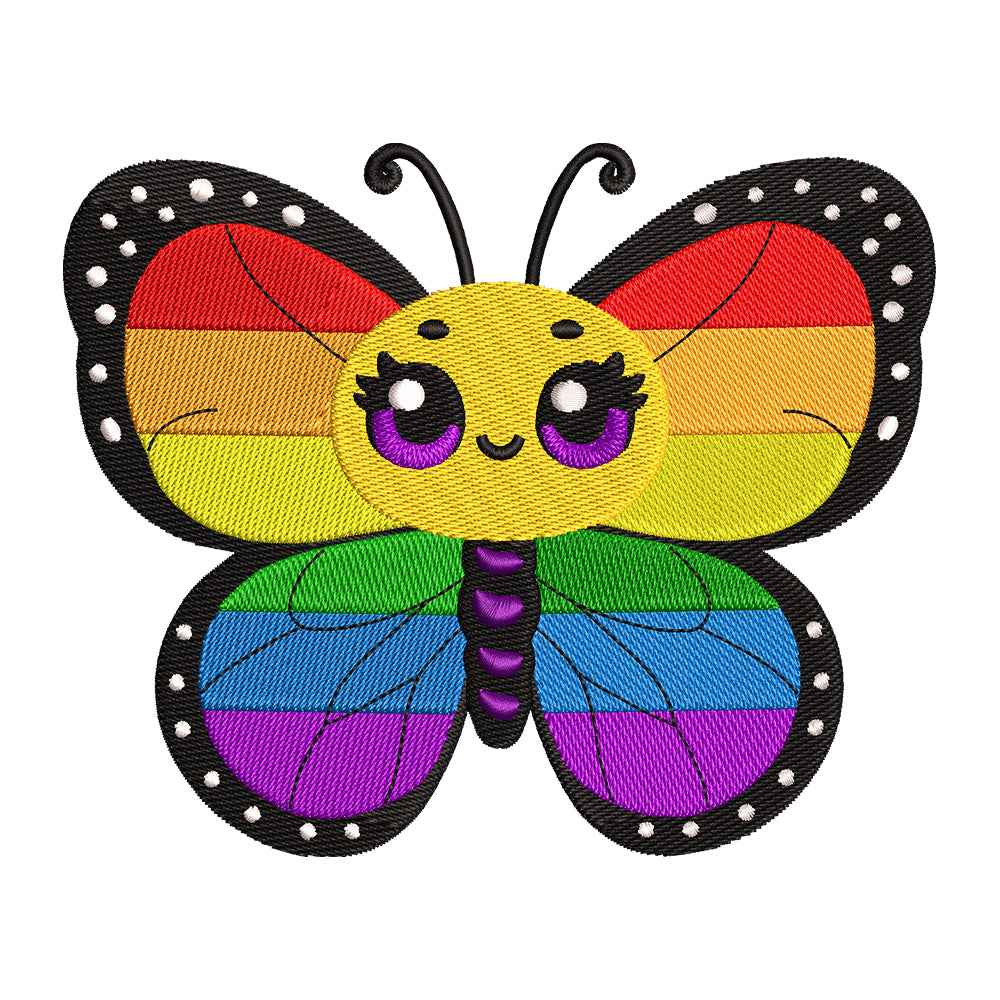 Pride Butterfly embroidery designs for machine - 0212145