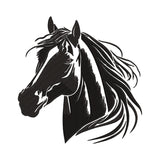 Elegant Horse Head embroidery designs for machine - 0212153