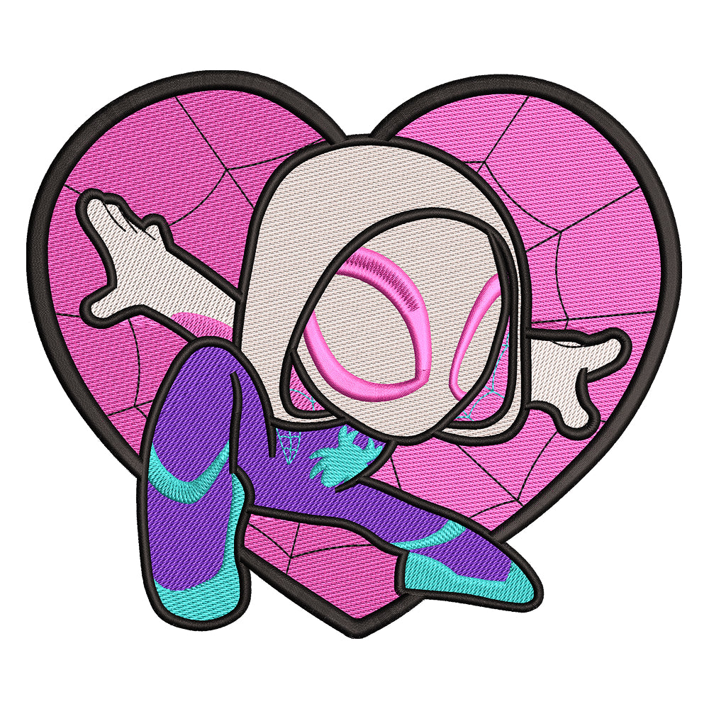 Spider-Gwen embroidery designs for machine - 0212155