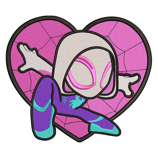 Spider-Gwen embroidery designs for machine - 0212155