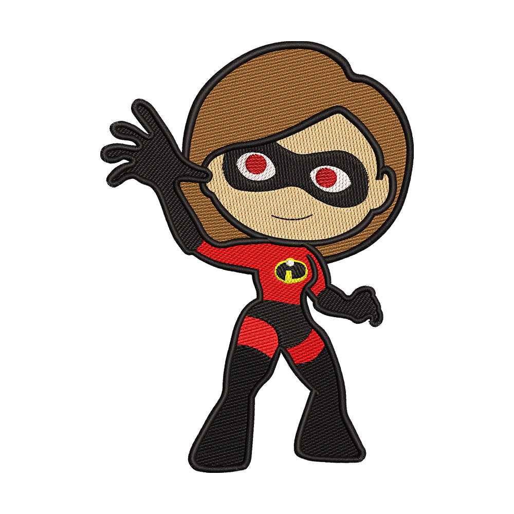 Elastigirl embroidery designs for machine - 0212162