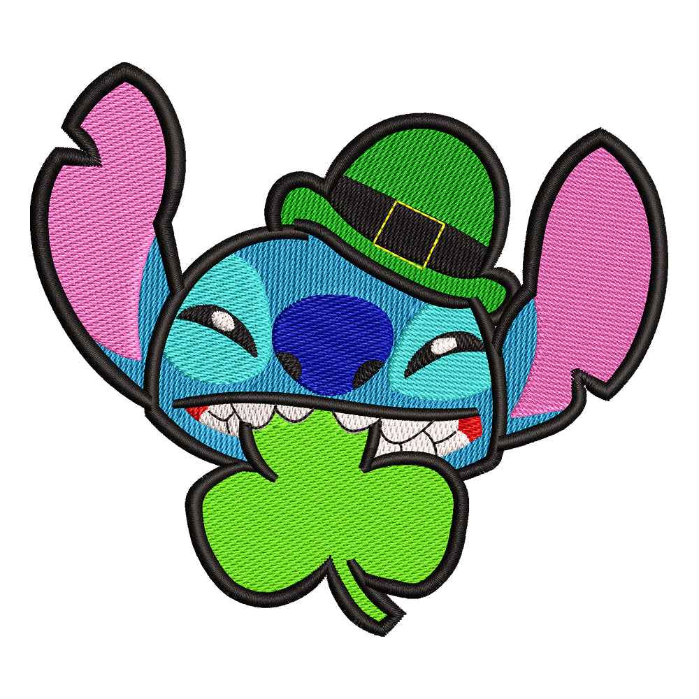 Blue Alien Pet embroidery designs for machine - 0212165