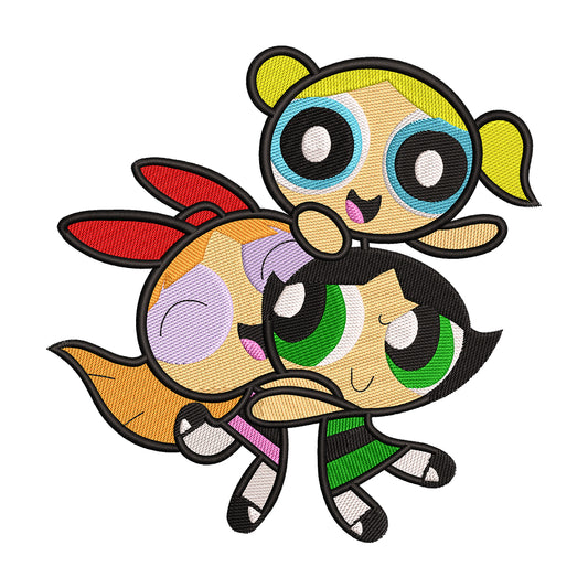 The Powerpuff Girls embroidery designs for machine - 0212173