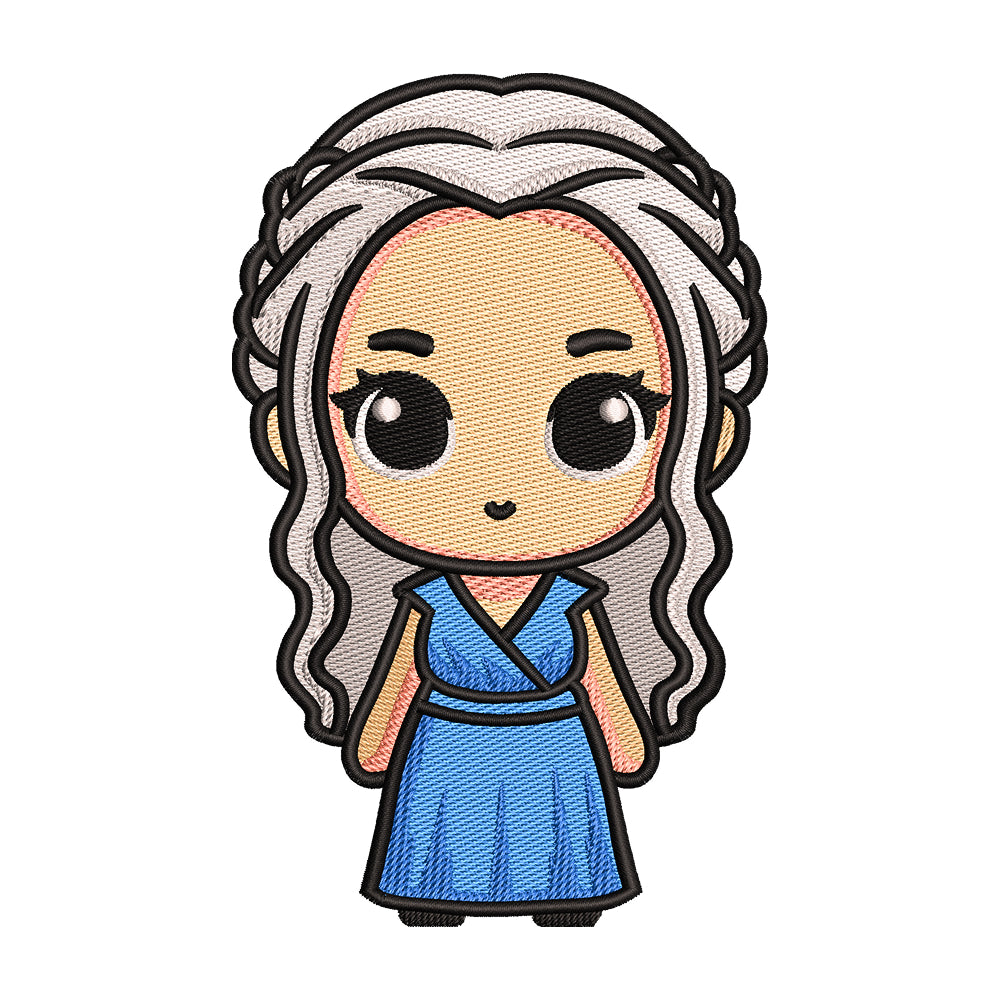 Daenerys Targaryen embroidery designs for machine - 0212186