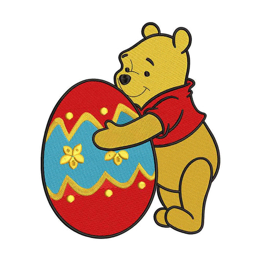 Cute Yellow Bear embroidery designs for machine - 0212194