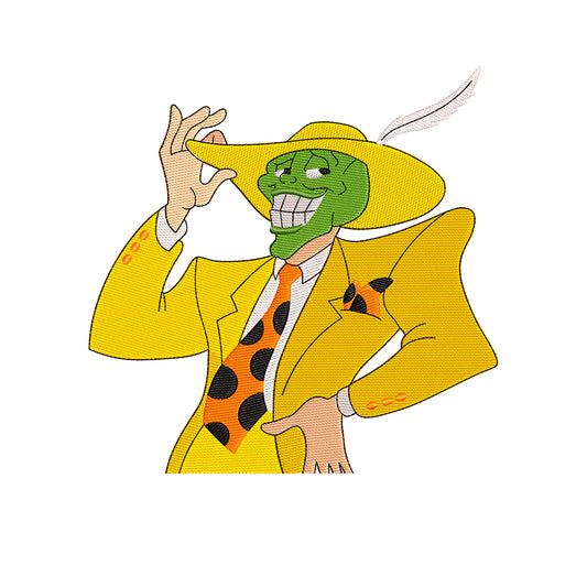 Mask embroidery designs of machine - 021228