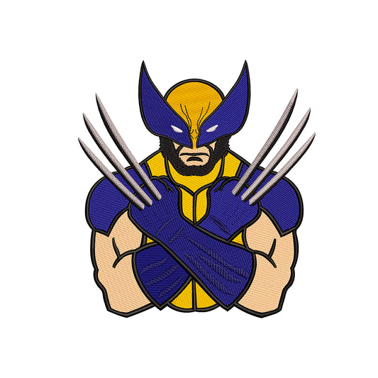 Wolverine embroidery designs for machine - 021230