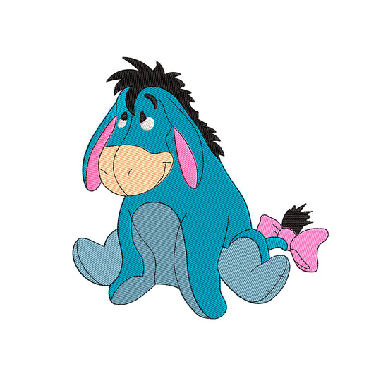Eeyore embroidery machine designs - 021233