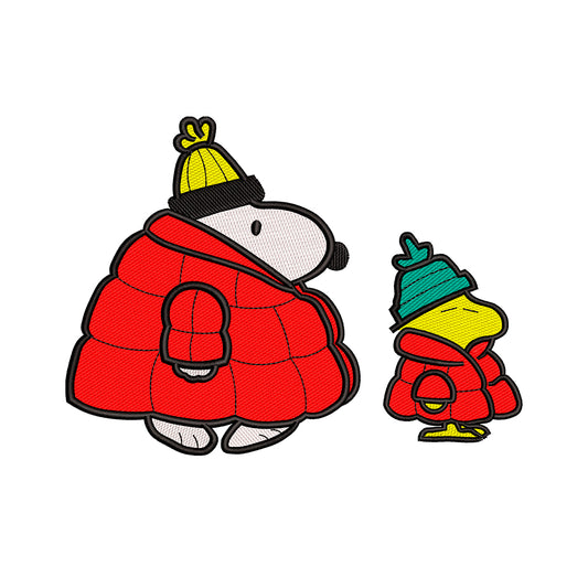 Snoopy embroidery designs for machine - 021239