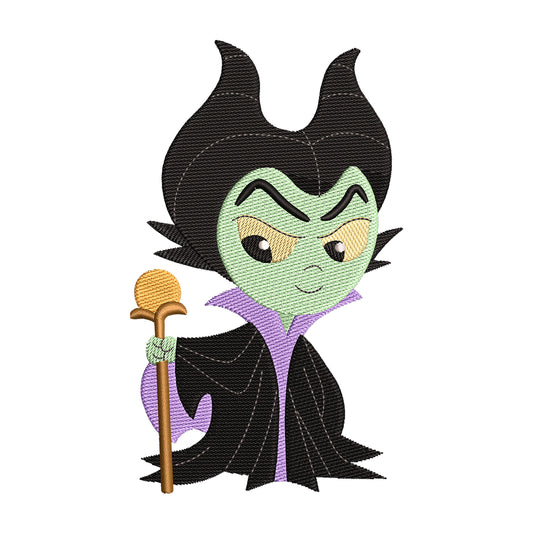 Maleficent embroidery designs for machine - 021254
