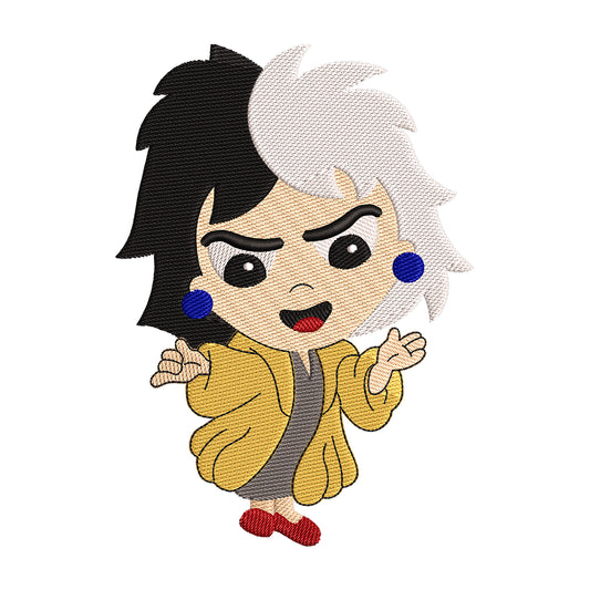 Cruella de Vil embroidery designs for machine - 021256