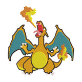 Charizard embroidery designs for machine - 021270