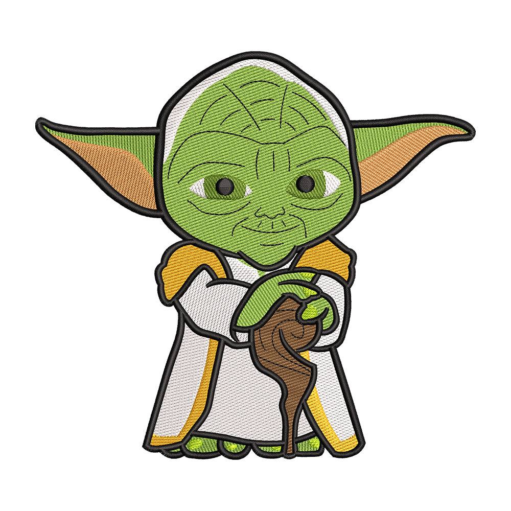 Yoda embroidery designs for machine - 021281