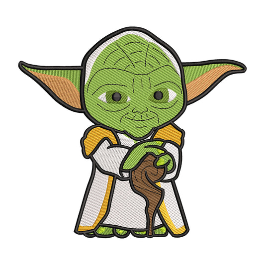 Yoda embroidery designs for machine - 021281