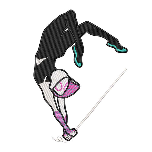 Spider-Gwen embroidery designs for machine - 021285