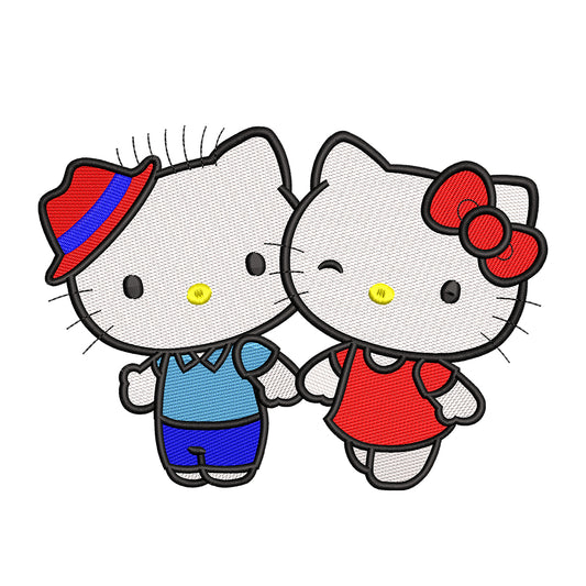 Hello Kitty and Dear Daniel embroidery designs for machine - 021289