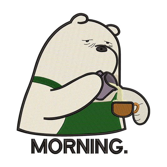 Ice Bear embroidery designs for machine - 021295
