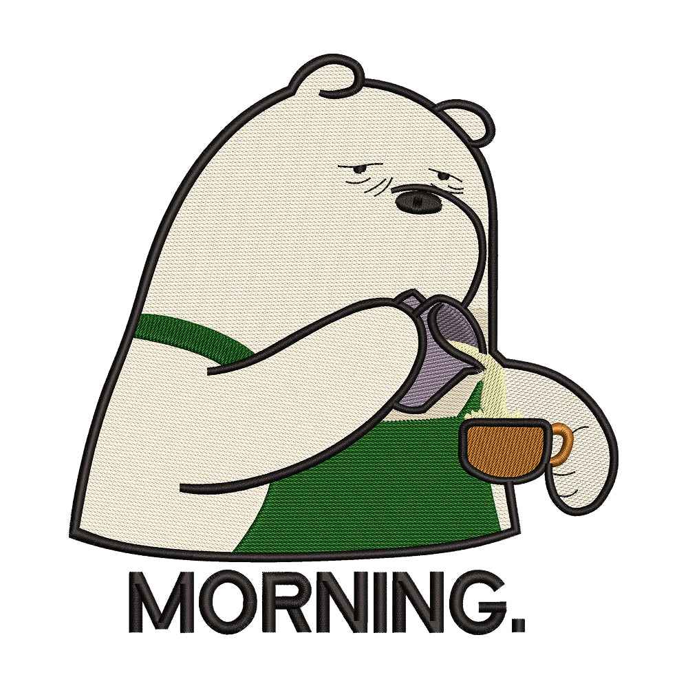 Ice Bear embroidery designs for machine - 021295