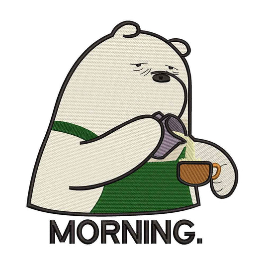 Ice Bear embroidery designs for machine - 021295