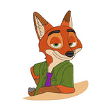 Nick Wilde embroidery designs for machine - 022510