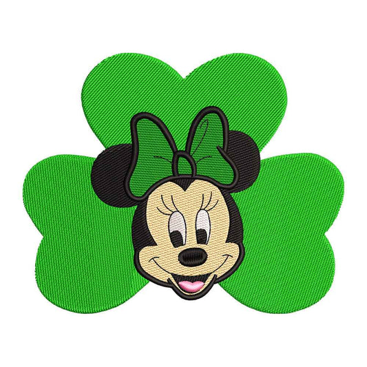 Polka Dot Mouse embroidery designs for machine - 022523