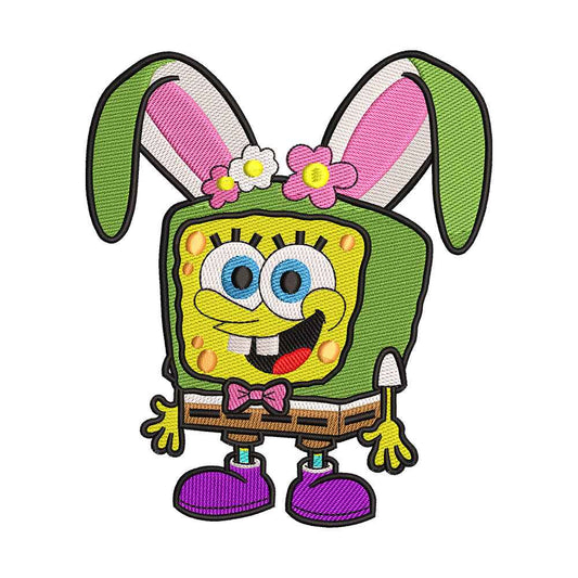 Yellow Sea Sponge SquarePants embroidery designs for machine - 022529